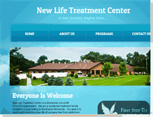 Tablet Screenshot of newlifetreatment.com