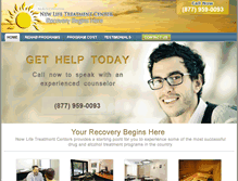 Tablet Screenshot of newlifetreatment.org
